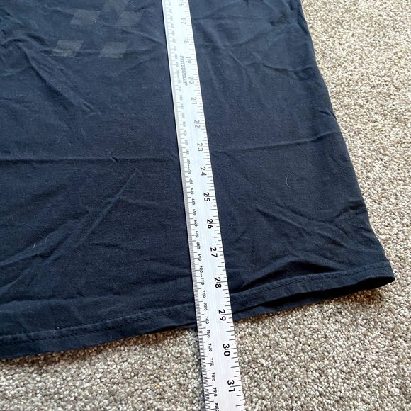 VINTAGE WARNING INTEGRA RACING SHOCKS BLACK TEE SHIRT SIZE XL - Picture 9 of 9